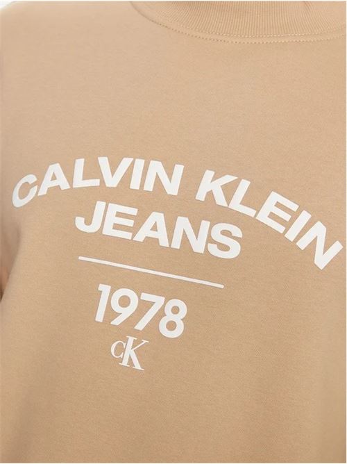 varsity curve crew neck CALVIN KLEIN JEANS | J30J324210PF2